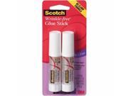 3M 0038 2CL Scotch Wrinkle Free Glue Sticks 2 Pkg .27oz