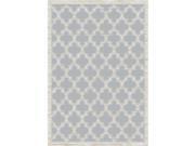 DynamicRugs YA692816910 2816 Yazd Collection 5.3 x 7.7 in. Traditional Rectangle Rug Grey Ivory