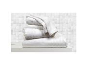 Amrapur Overseas 56PCBAMG WHT ST Bamboo 6 piece Towel Set White