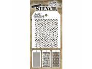 Stampers Anonymous MTS 13 Tim Holtz Mini Layered Stencil Set Pack of 3 Set No.13