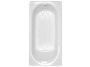 American Standard 2393202.020 Princeton Above Floor Rough Americast Bath Tub Right Hand Drain Outlet White