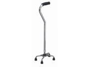 Mabis DMI Healthcare DMI50213330600 Small Base Adjustable Quad Cane Silver