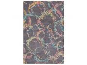 Jaipur RUG127652 9 x 13 ft. Contemporary Abstract Pattern Dark Wool Area Rug Gray Multi
