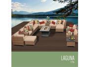 TKC Laguna 17 Piece Outdoor Wicker Patio Furniture Set