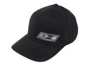 DEI 070302 Black DEI Logo Flex Fit Hat Large Extra Large
