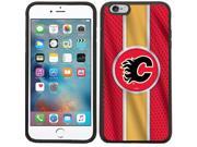 Coveroo 876 8595 BK FBC Calgary Flames Jersey Stripe Design on iPhone 6 Plus 6s Plus Guardian Case