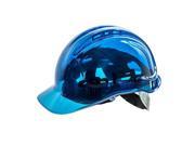 Portwest PV50 Peak View Translucent Helmet Blue