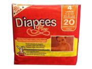Good Sense Diapees for Over 31 lbs 2 Large 20 Count Case of 8