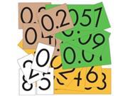 Essential Learning Products 626661 Sensational Math 4 Value Decimals to Whole Number Place Value Cards Pack of 12