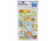 Paper House STDM209E 3D Stickers 1st Birthday Boy