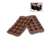 Silikomart SCG01 Make 15 Pieces Monamour Chocolate Mold 0.34 oz