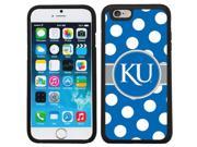 Coveroo 875 6611 BK FBC University of Kansas Polka Dots Design on iPhone 6 6s Guardian Case