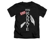Trevco Hai Karate Be Careful Short Sleeve Juvenile 18 1 Tee Black Medium 5 6