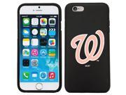 Coveroo 875 9281 BK HC Washington Nationals White with Pink Design on iPhone 6 6s Guardian Case