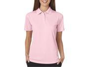 UltraClub 8445L Mens Cool Dry Stain Release Performance Polo Pink 3XL