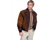 Scully 62 197 S Mens Leather Wear Rodeo Boar Suede Jacket Cafe Brown Chocolate Small