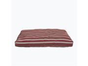 Carolina Pet Company 1563 Indoor Outdoor Striped Jamison Pet Bed 48 x 36 in. Red