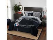 Northwest NOR 1MLB846000010RET Chicago White Sox Soft Cozy MLB Full Comforter Bed in a Bag 76 x 86 in.