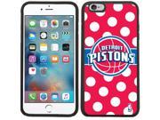 Coveroo 876 8469 BK FBC Detroit Pistons Polka Dots Design on iPhone 6 Plus 6s Plus Guardian Case