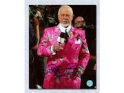 Don Cherry Hockey Night In Canada Autographed Pink Flower Suit 11x14 Photo