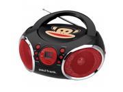 Paul Frank PF226BK Portable CD Boombox with AM FM Stereo Radio