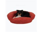 Carolina Pet Company 2025 Microfiber Quilted Bolster Bed with Mositure Barrier Protection 36 x 27 in. Red