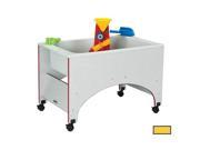 RAINBOW ACCENTS 2857JC007 SPACE SAVER SENSORY TABLE YELLOW
