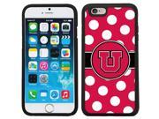 Coveroo 875 6650 BK FBC University of Utah Polka Dots Design on iPhone 6 6s Guardian Case
