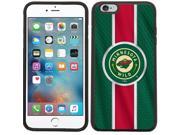 Coveroo 876 8604 BK FBC Minnesota Wild Jersey Stripe Design on iPhone 6 Plus 6s Plus Guardian Case