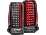 ANZO 311121 LED Tail Lights Black Without Cap