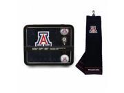 Team Golf 20278 Arizona NCAA Embroidered Towel Tin Gift Set