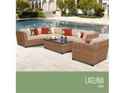 TKC Laguna 8 Piece Outdoor Wicker Patio Furniture Set