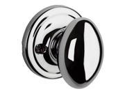 Kwikset Laurel Half Dummy Lock with New Chassis Bright Chrome