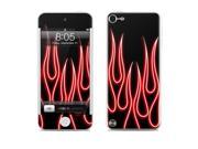 DecalGirl AIT5 NFLAMES RED DecalGirl iPod Touch 5G Skin Red Neon Flames