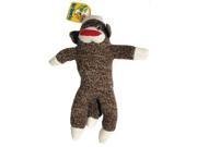 Pet Qwerks P155 Classic Sock Monkey Dog Toy Assorted Styles