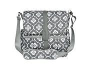 Tomy International J00360 Backpack Diaper Bag Gray Floret