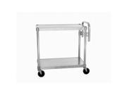 Prairie View NUC2424 2 Tier Aluminum Utility Carts 36 x 24 x 24 in.