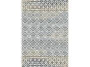 DynamicRugs RT2890277934 90277 Royal Treasure Collection 2.2 x 7.7 in. Transitional Rectangle Rug Soft Blue Mocha