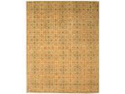 EORC IE33IV 8.75 x 11.75 ft. Modern Antique Ivory Hand Tufted Twisted Wool Royal Kabul Rug