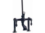 World Imports 405293 Tub Filler with Metal Lever Handles Oil Rubbed Bronze
