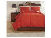 Ashley Q759093F Signature Design Accessory Plainfield Full Comforter Set Red