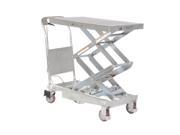Vestil CART 800 D PSS Partial Stainless Steel Elevating Cart 35.5 x 20 in. 800 lbs