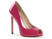 Pleaser SEXY42_HP 13 0.25 in. Platform Peep Toe Pump Shoe Hot Pink Size 13