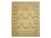 EORC T113BL 5 x 8 ft. Classic Green Hand Tufted Wool Daniel Rug