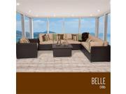 TKC Belle 8 Piece Outdoor Wicker Patio Furniture Set