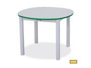RAINBOW ACCENTS 56024JC007 ROUND TABLE 24 in. HIGH YELLOW