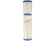 Commercial Water Distributing HYDRONIX SPC 45 2020 20 in. Polyester Pleated Water Filter 20 Micron
