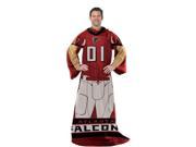 Northwest NOR 1NFL024000012HSN Atlanta Falcons NFL Uniform Comfy Throw Blanket w Sleeves