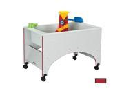 RAINBOW ACCENTS 2857JC008 SPACE SAVER SENSORY TABLE RED