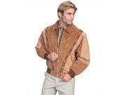 Scully 62 174 XL Mens Leather Wear Rodeo Boar Suede Jacket Cafe Brown Camel XL